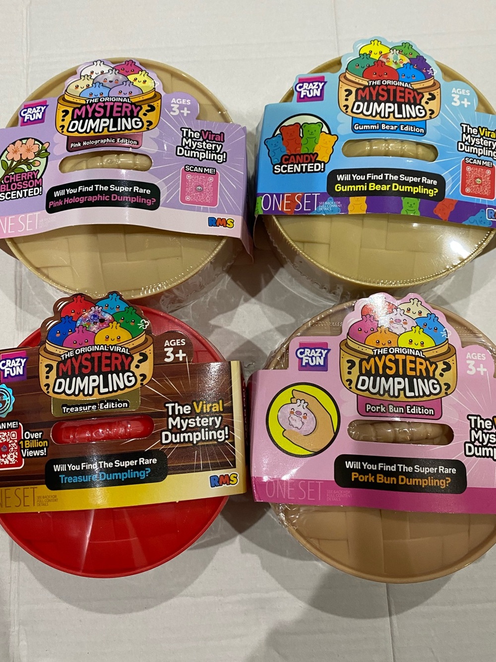 Crazy Fun Mystery Dumpling Assorted Pack - 4 pack